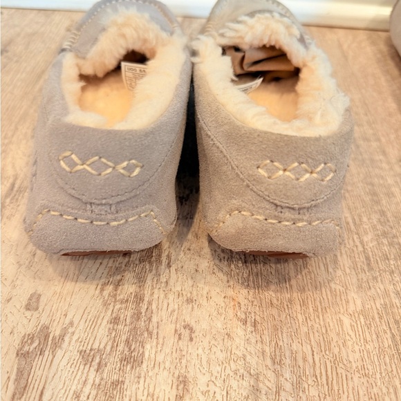 UGG Ainsley Slipper Gray Women's Slippers Suede & Shearling - Picture 6 of 15